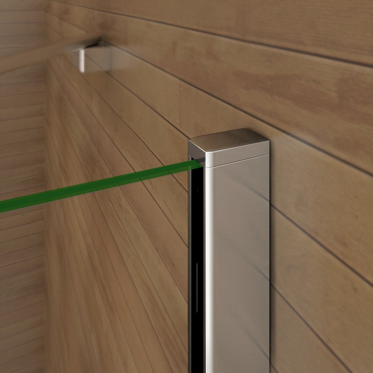 detailný pohľad na profilovú lištu - horná časť
