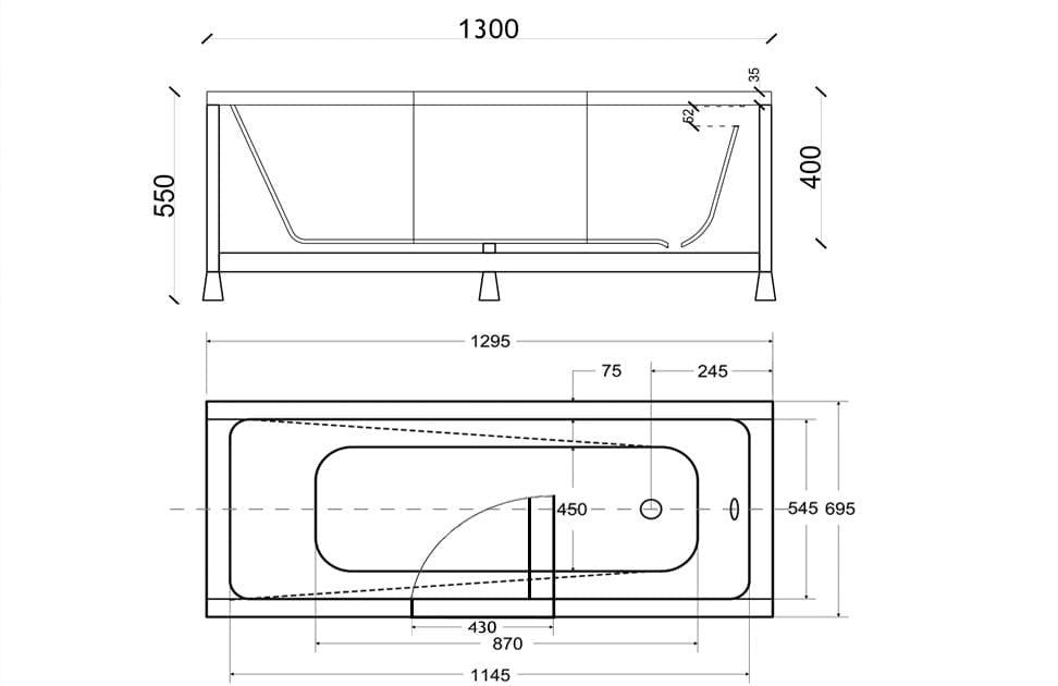 podrobný technický nákres