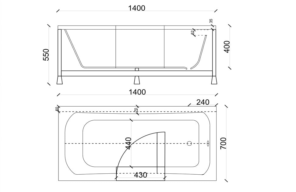 podrobný technický nákres