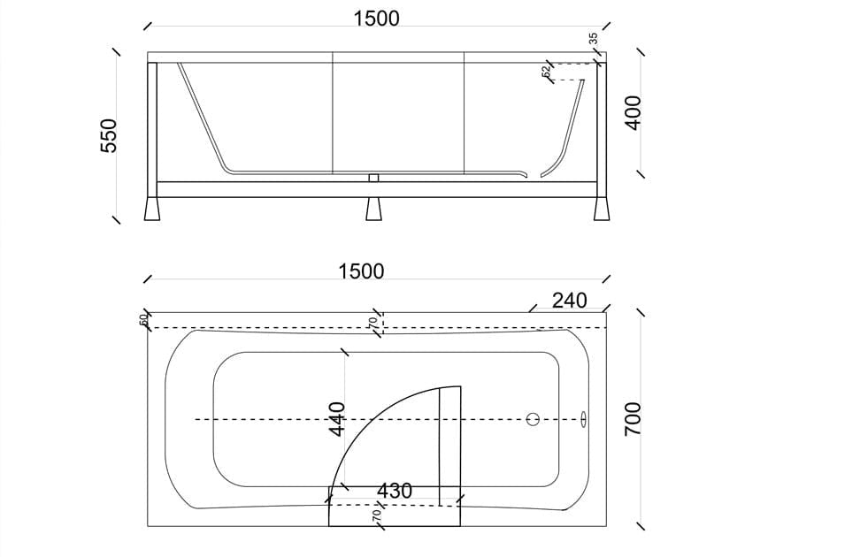 detailný technický nákres