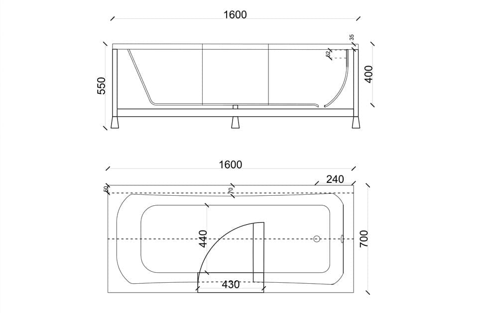 detailný technický nákres