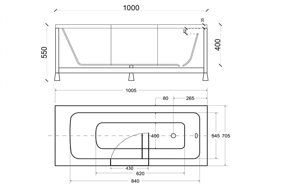 podrobný technický nákres