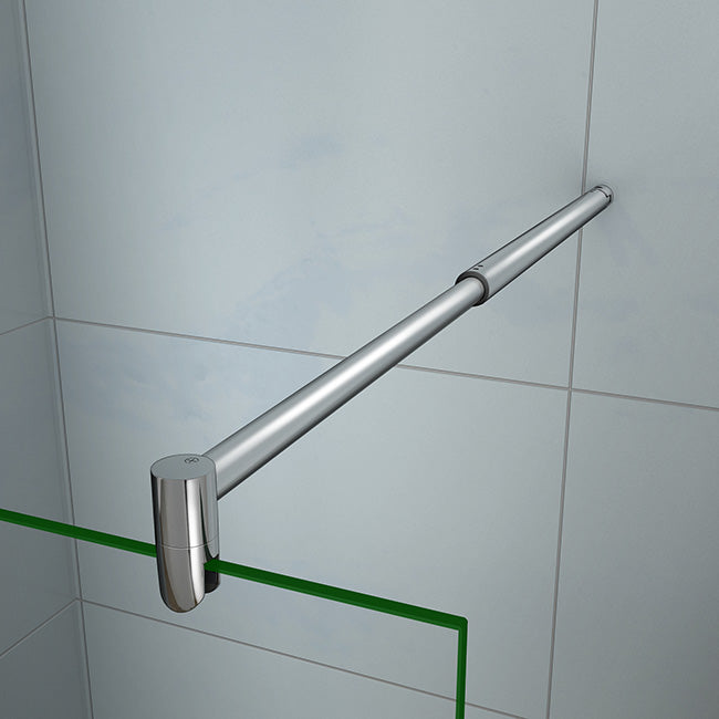 Sprchová zástena WALK-IN 10mm NANO sklo chrómová, rôzne veľkosti a tvary vzpery