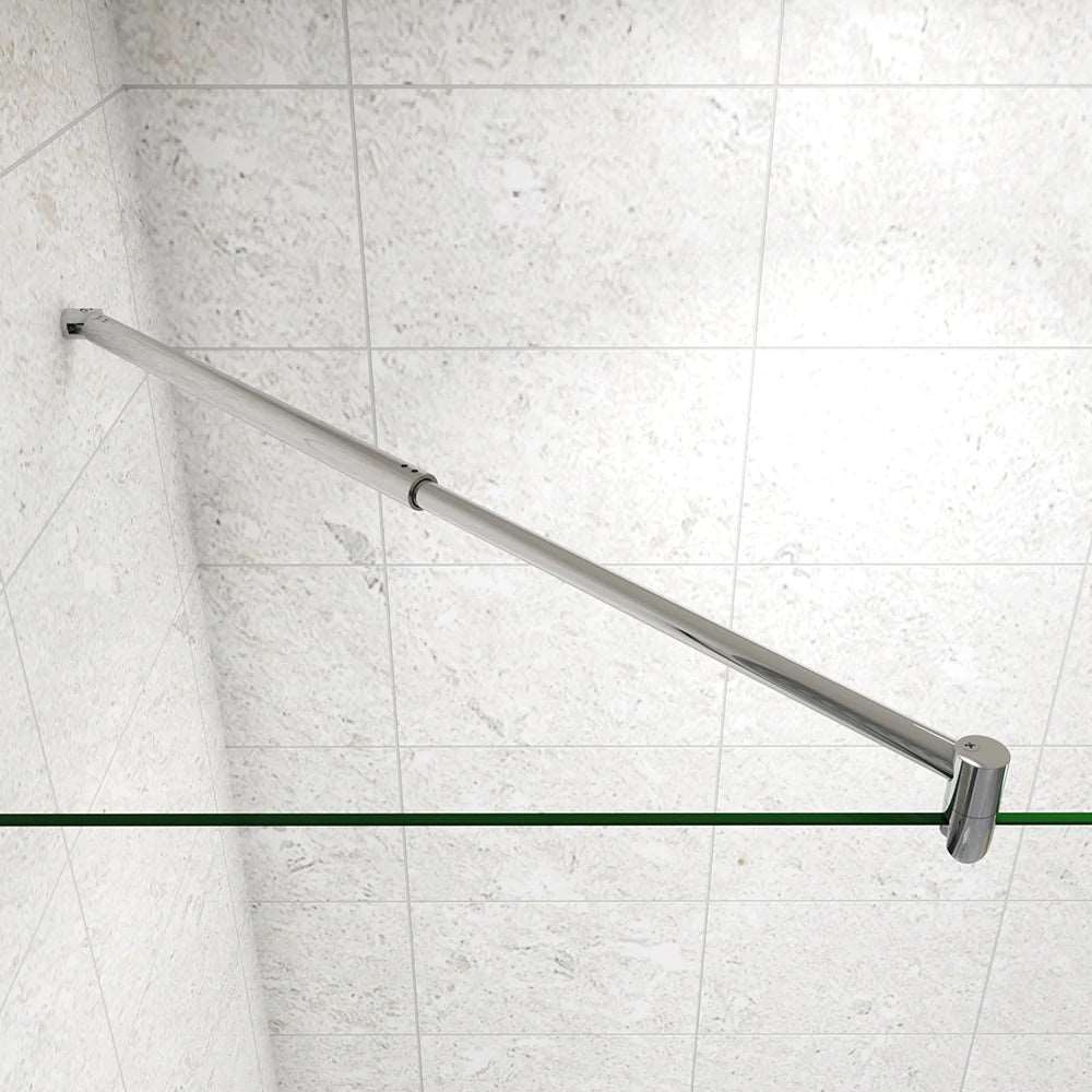 Sprchová zástena WALK-IN 10mm NANO sklo chrómová, rôzne veľkosti a tvary vzpery