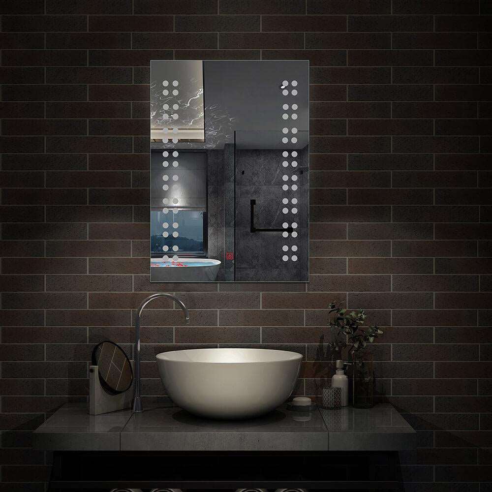 Kúpeľňové zrkadlo LED dotykové