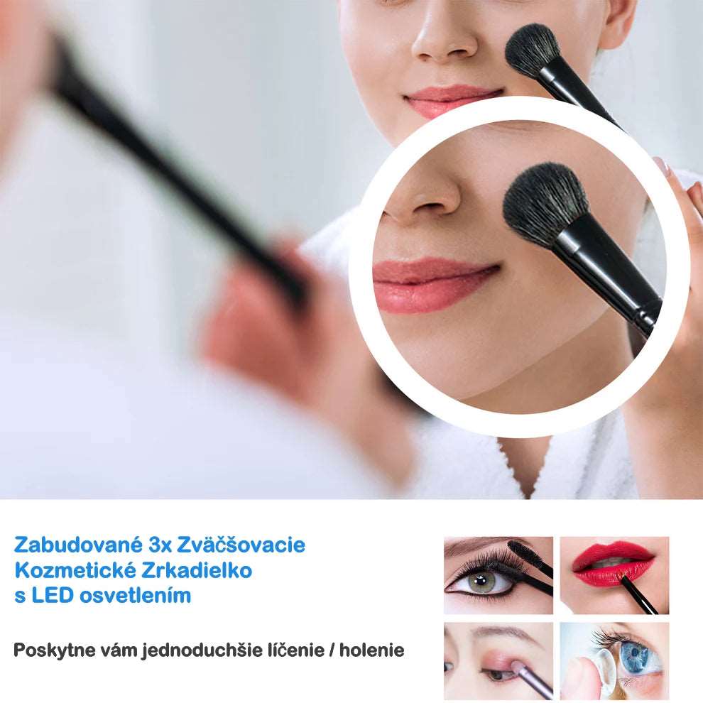 kúpeľňové zrkadlo s LED osvetlením